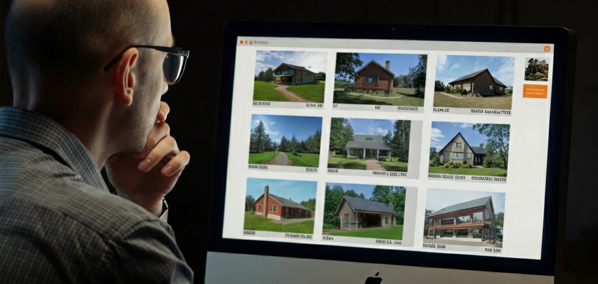 4 - Person looking at listings (AI Generated)